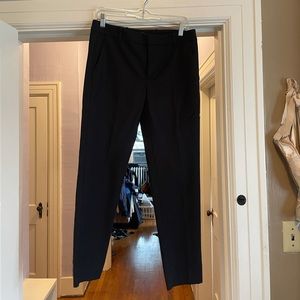 Navy blue stretch zara cropped chino pants size medium